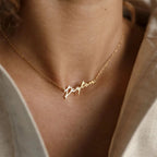 Personalized Script Name Necklace-Necklaces-Aureza
