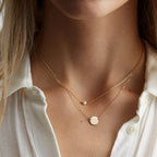 Minimalist Pearl Necklace-Necklaces-Aureza