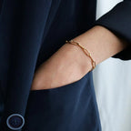 Minimalist Paperclip Chain Bracelet-Bracelets-Aureza