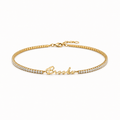 Personalized Crystal Name Bracelet-Bracelet-Aureza