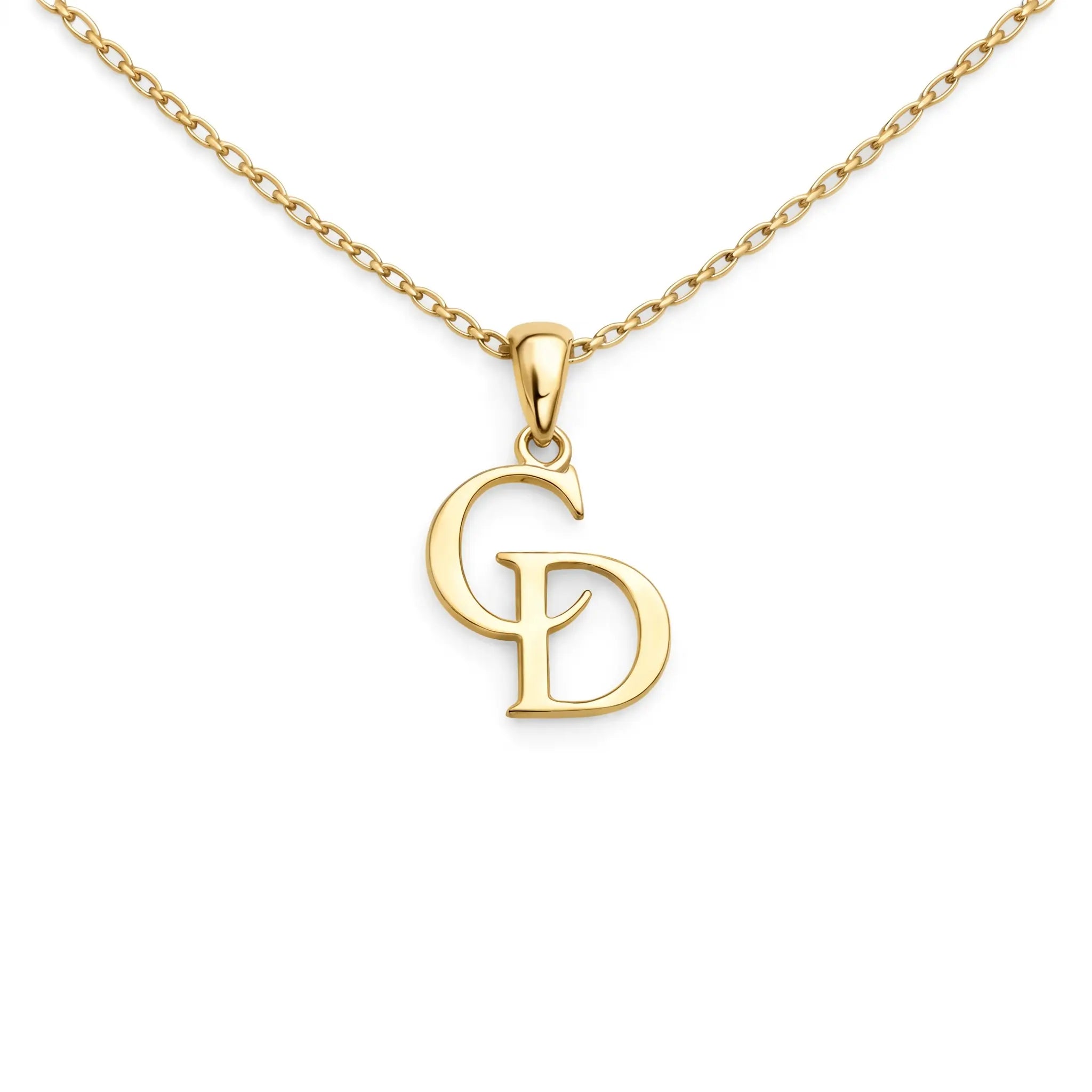 Clara - Personalized Minimalist Monogram Initial Necklace