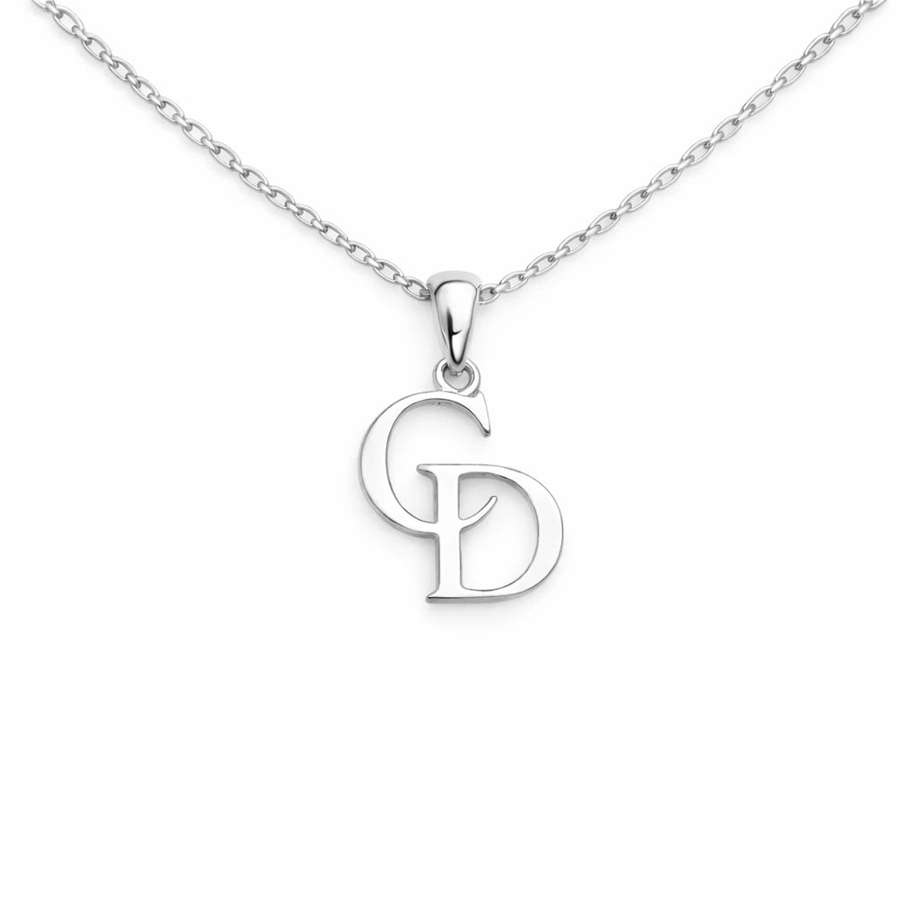 Collar Inicial con Monograma Minimalista Personalizado