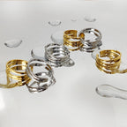 Minimalist Double Band Ring-Rings-Aureza
