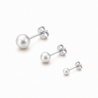 Ball Stud Earrings-Earrings-Aureza