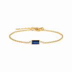 Minimalist Baguette Crystal Bracelet-Bracelets-Aureza
