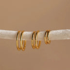 Classic Hoop Earrings-Earrings-Aureza