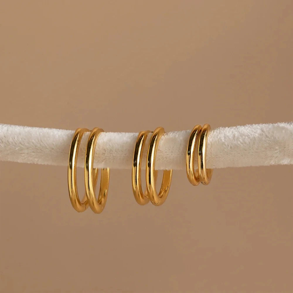 Classic Hoop Earrings-Earrings-Aureza
