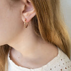 Mini Hoop Earrings-Earrings-Aureza