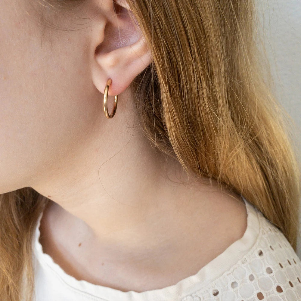 Mini Hoop Earrings-Earrings-Aureza