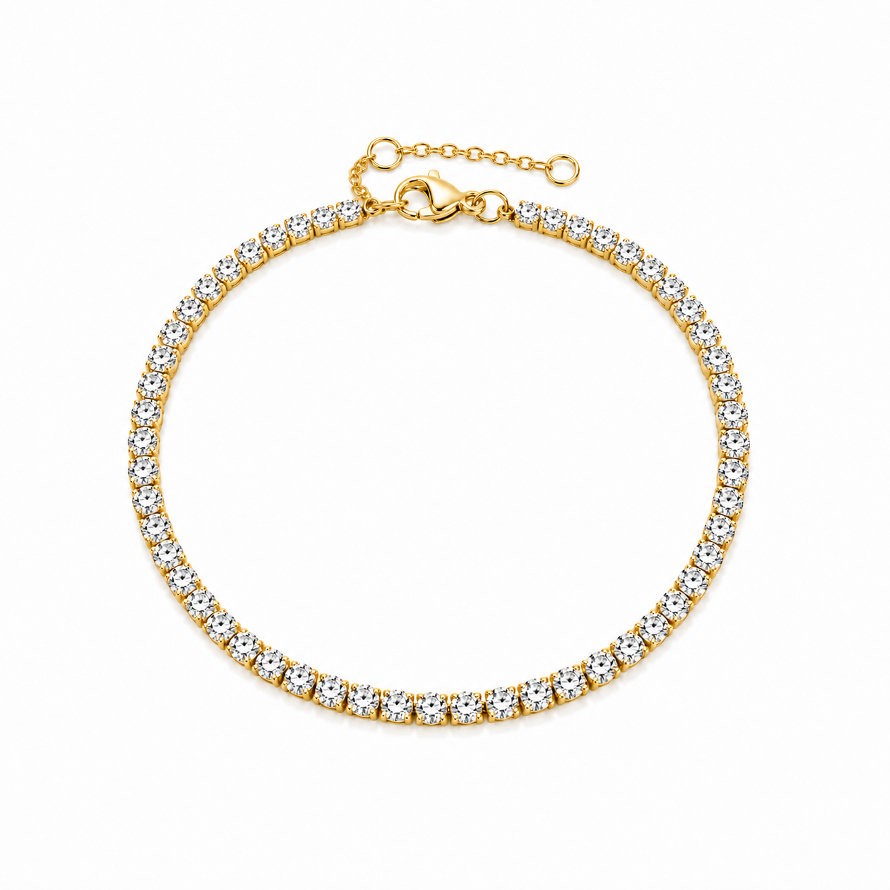 Timeless Crystal Bracelet-Bracelets-Aureza