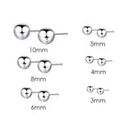 Ball Stud Earrings-Earrings-Aureza