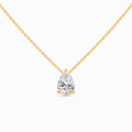 Birthstone Teardrop Pendant Necklace-Necklaces-Aureza