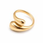 Minimalist Molten Open Ring-Rings-Aureza