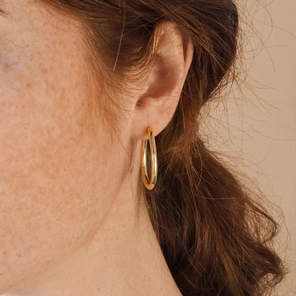 Classic Hoop Earrings-Earrings-Aureza
