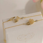 Personalized Birth Flower Bracelet with Birthstone-Bracelets-Aureza