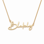 Collar con nombre personalizado en estilo cursiva