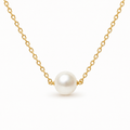 Minimalist Pearl Necklace-Necklaces-Aureza