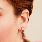 Minimalist Dome Stud Earrings-Earrings-Aureza