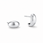 Minimalist Dome Stud Earrings-Earrings-Aureza
