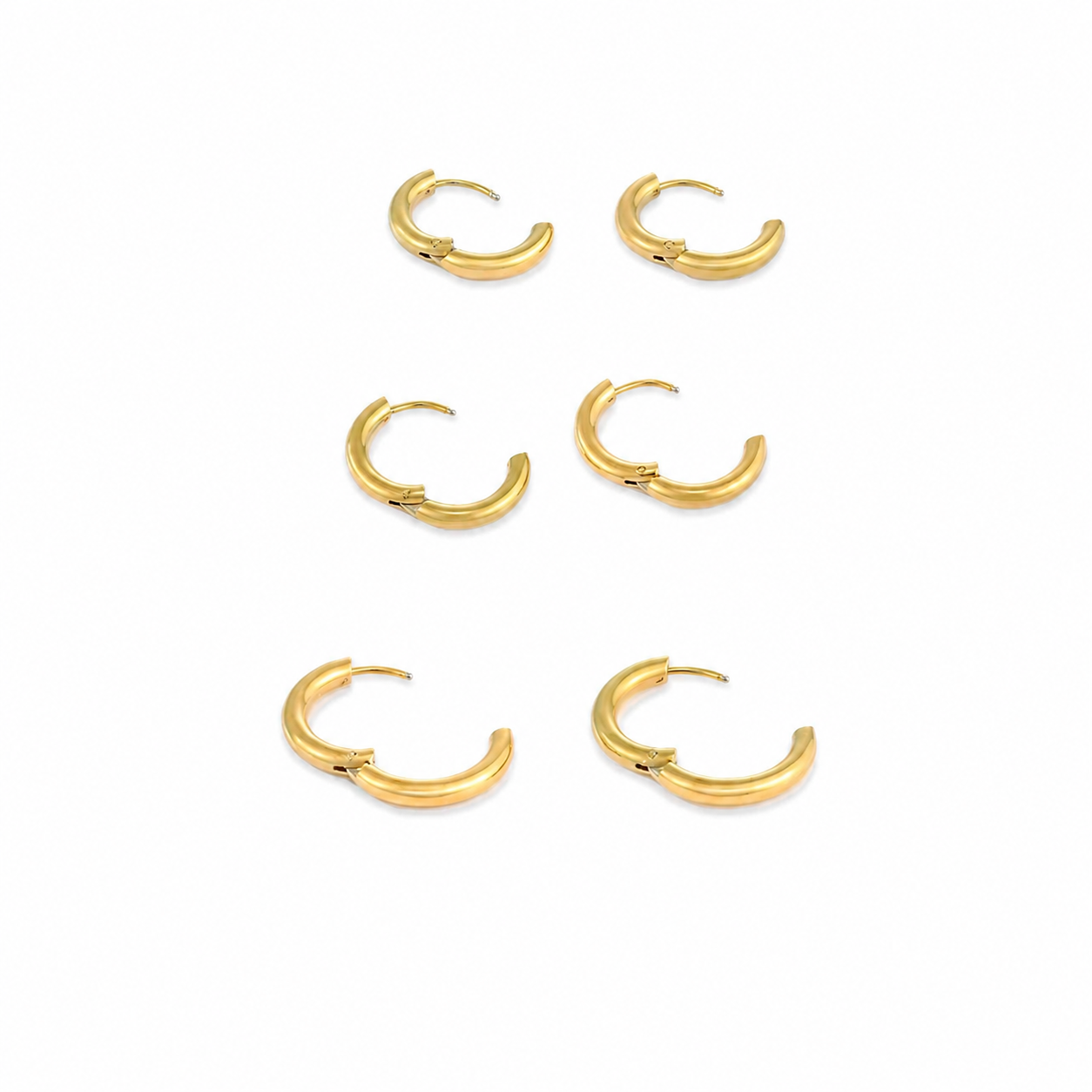 Mini Hoop Earrings-Earrings-Aureza