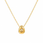 Minimalist Teardrop Pendant Necklace-Necklaces-Aureza