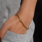 Minimalist Paperclip Chain Bracelet-Bracelets-Aureza