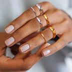Minimalist Band Ring-Rings-Aureza