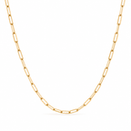 Minimalist Paperclip Chain Necklace-Necklaces-Aureza