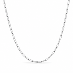 Minimalist Paperclip Chain Necklace-Necklaces-Aureza