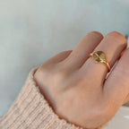 Sunburst Signet Ring-Rings-Aureza