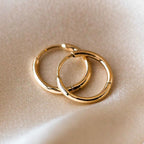 Classic Hoop Earrings-Earrings-Aureza