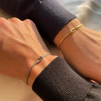 Minimalist Knot Chain Bracelet-Bracelets-Aureza
