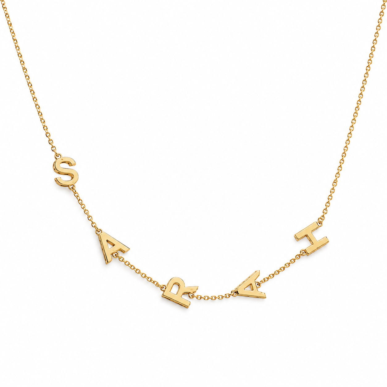 Personalized Letter Chain Necklace-Necklaces-Aureza