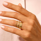Minimalist Band Ring-Rings-Aureza