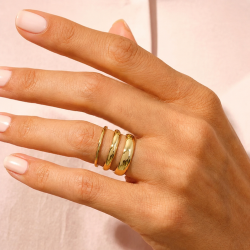 Minimalist Band Ring-Rings-Aureza