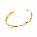 Minimalist Open Cuff Bracelet-Bracelets-Aureza