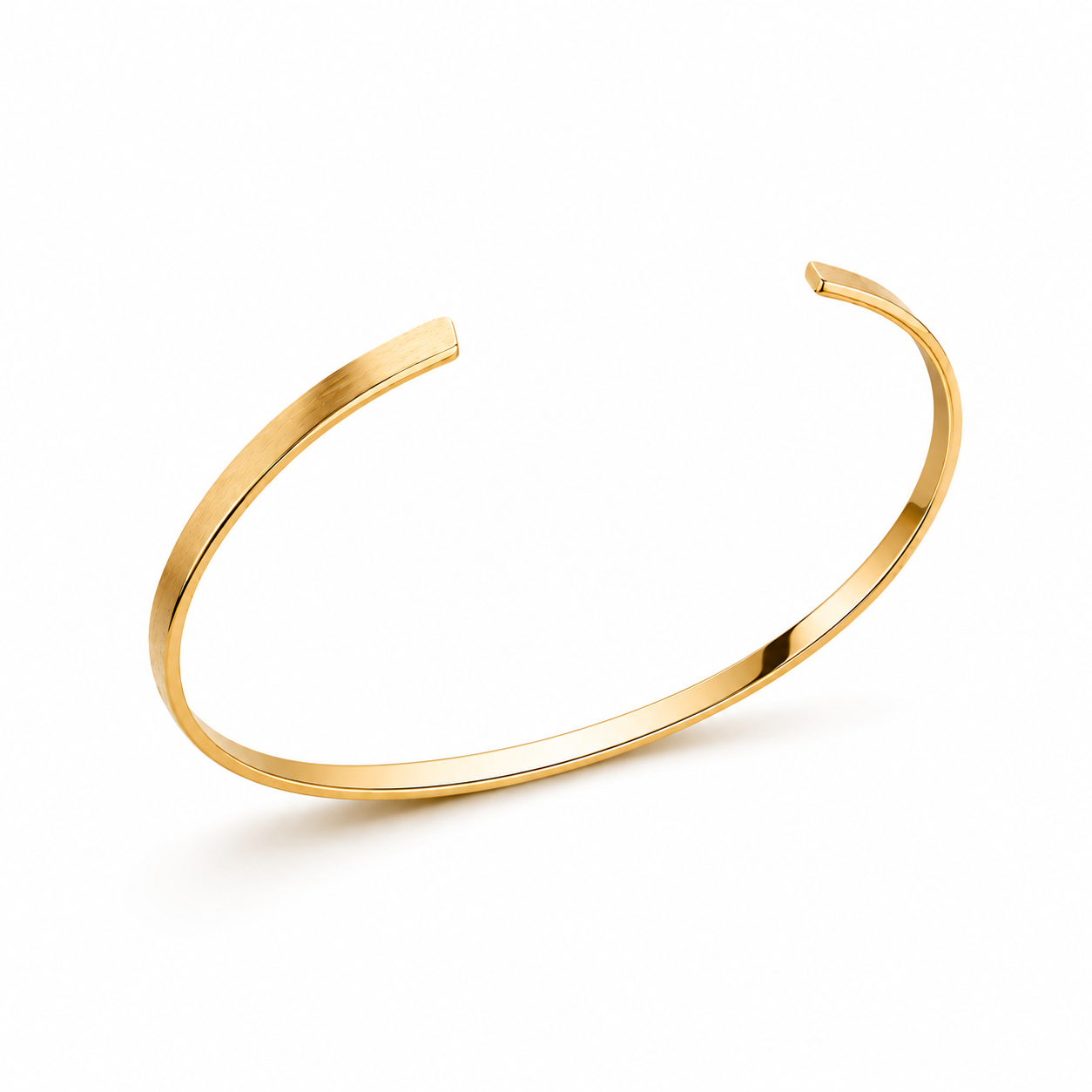 Minimalist Open Cuff Bracelet-Bracelets-Aureza