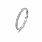 Minimalist Textured Band Ring-Rings-Aureza