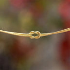 Minimalist Knot Chain Bracelet-Bracelets-Aureza