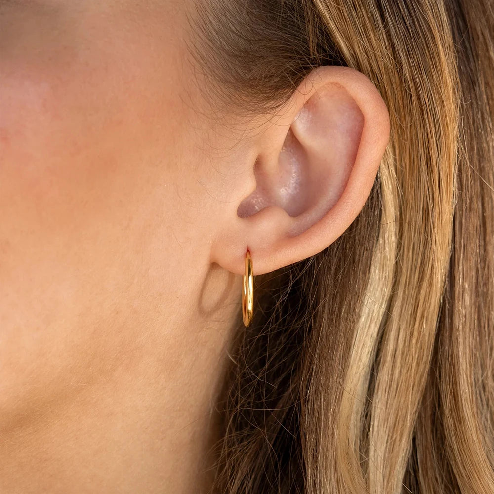 Classic Hoop Earrings-Earrings-Aureza