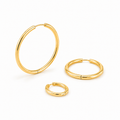 Classic Hoop Earrings-Earrings-Aureza