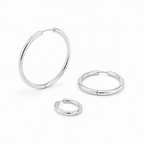 Classic Hoop Earrings-Earrings-Aureza
