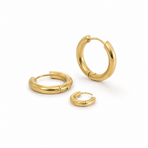 Mini Hoop Earrings-Earrings-Aureza