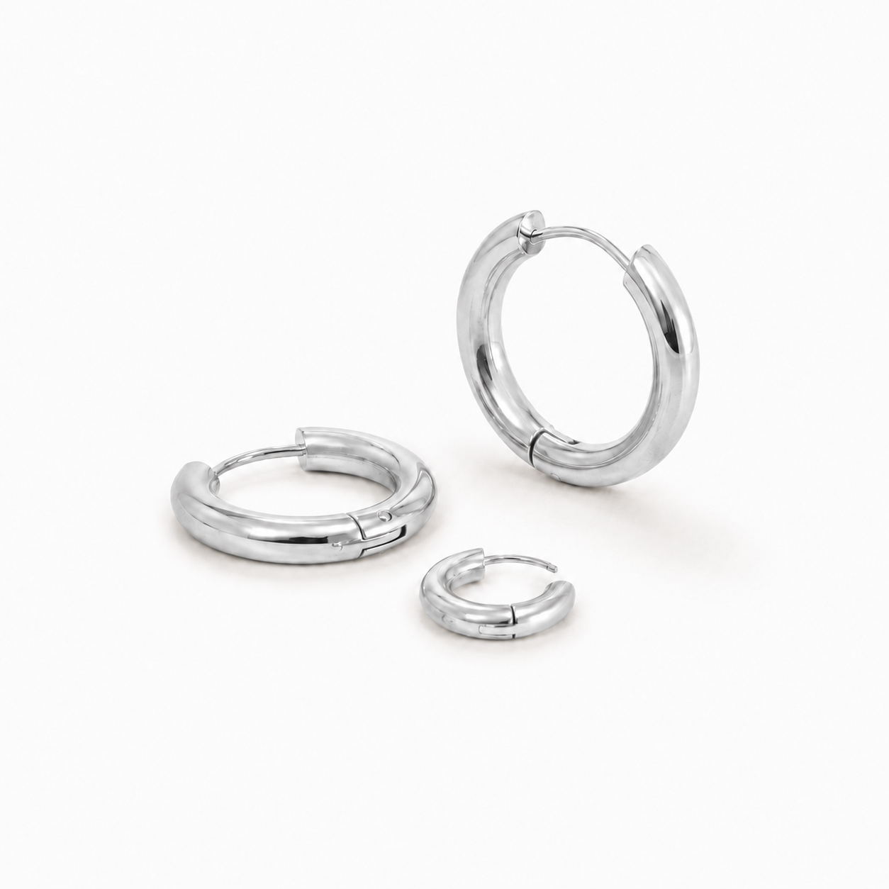 Mini Hoop Earrings-Earrings-Aureza