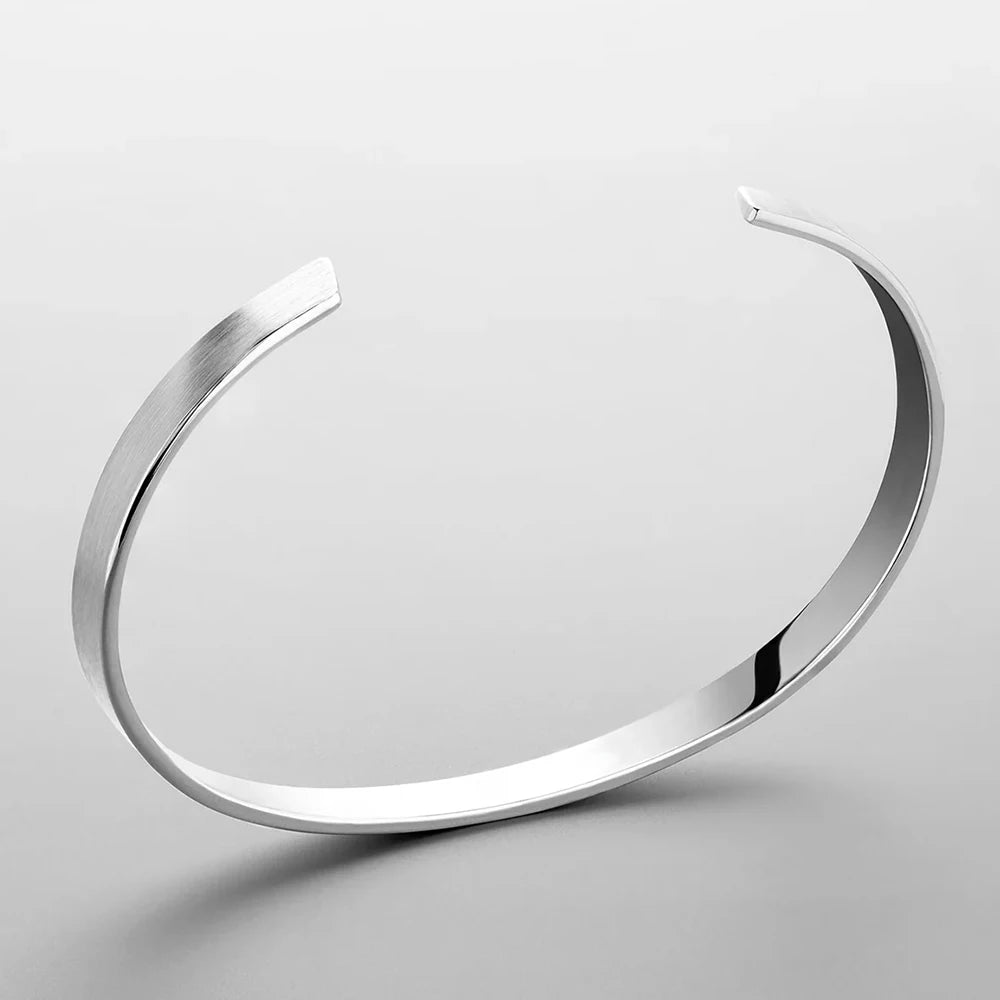 Minimalist Open Cuff Bracelet-Bracelets-Aureza