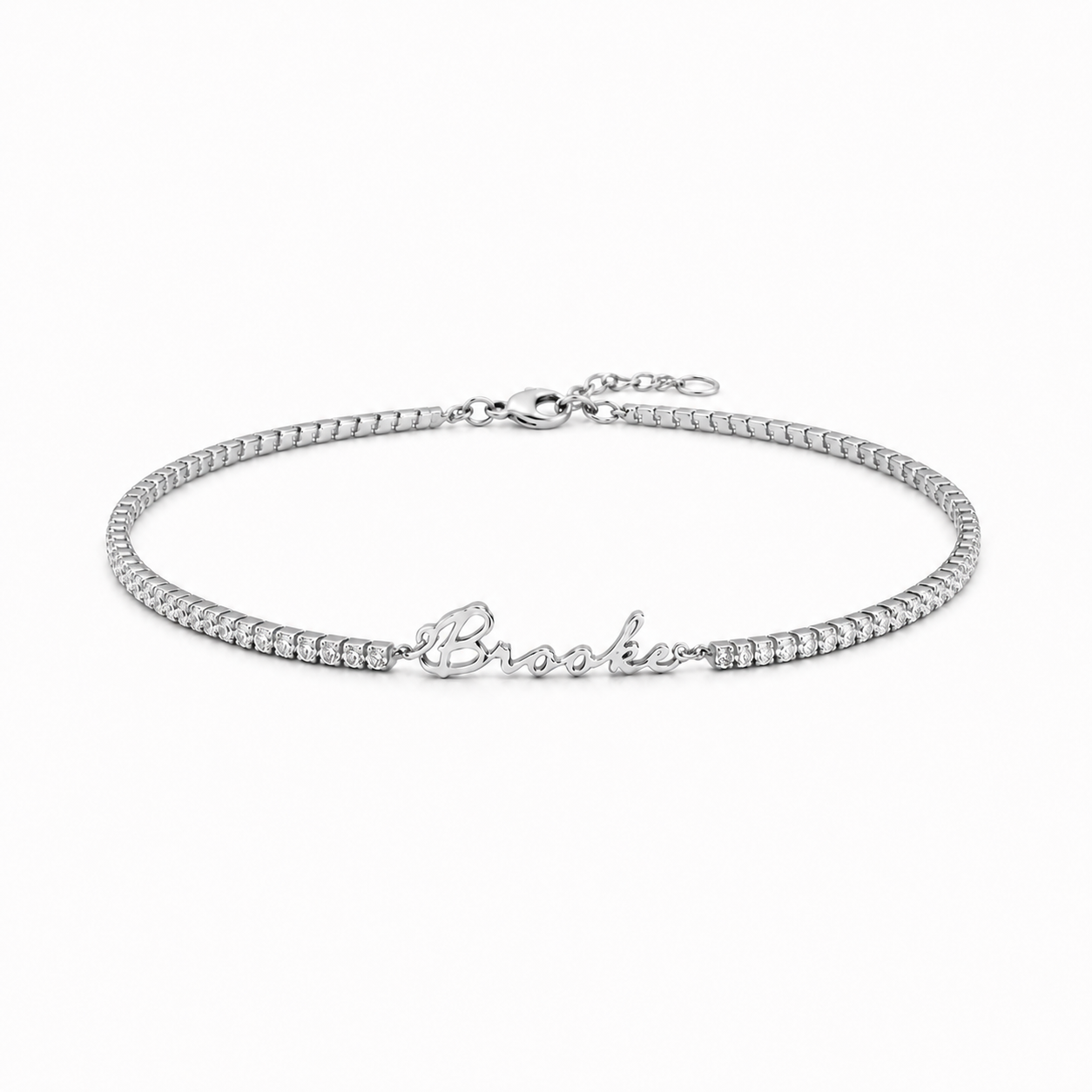 Personalized Crystal Name Bracelet-Bracelet-Aureza