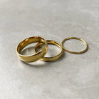 Minimalist Band Ring-Rings-Aureza
