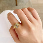 Sunburst Signet Ring-Rings-Aureza
