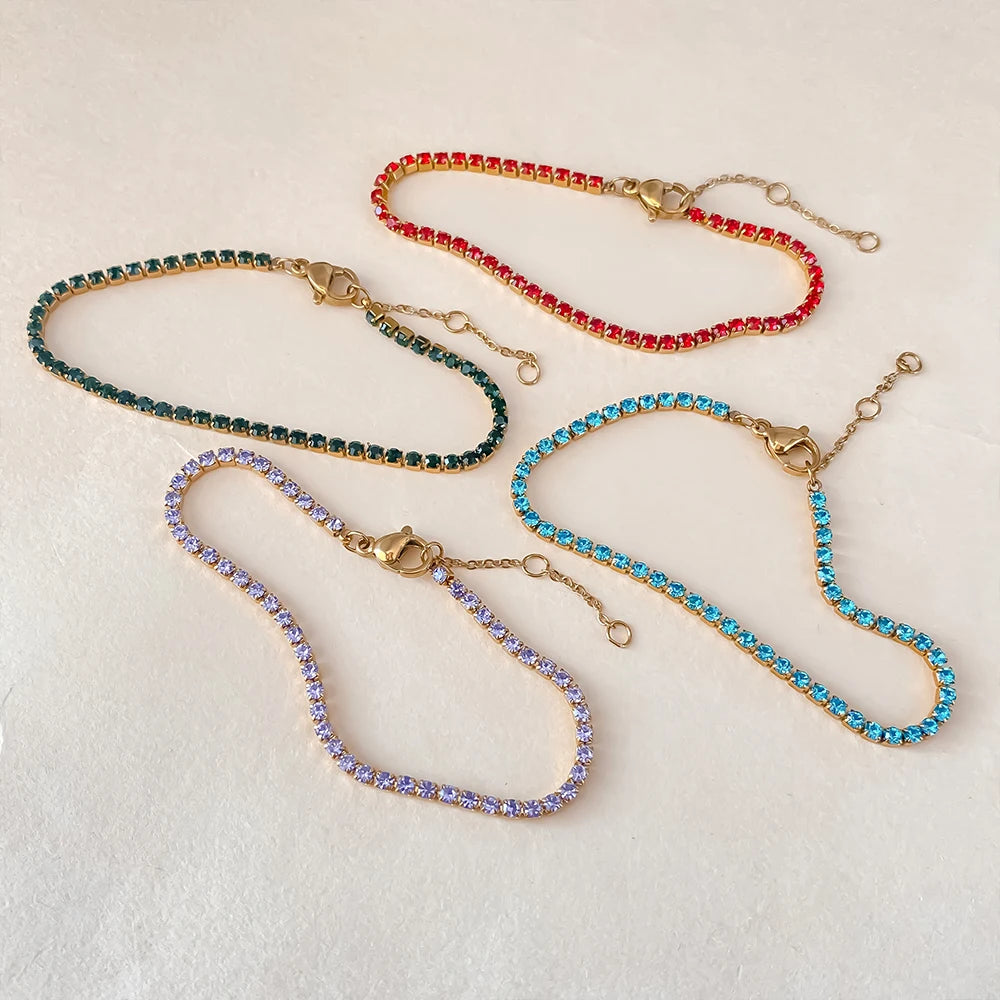 Timeless Crystal Bracelet-Bracelets-Aureza