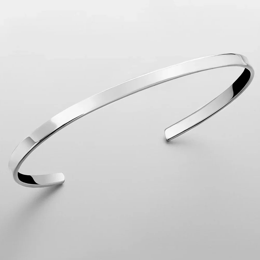 Minimalist Open Cuff Bracelet-Bracelets-Aureza